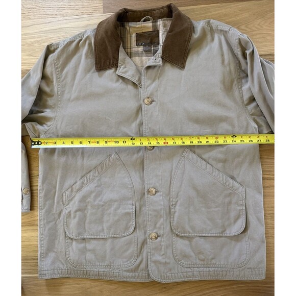 Vtg North River Barn Coat Chore Jacket Tan Men XL Corduroy Grunge Streetwear - Picture 13 of 15